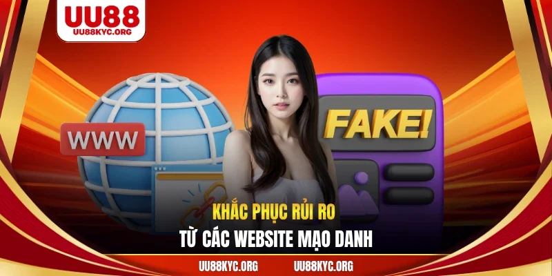 Khắc phục rủi ro từ các website mạo danh